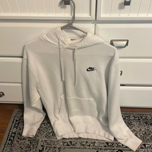 White Nike sweatshirt